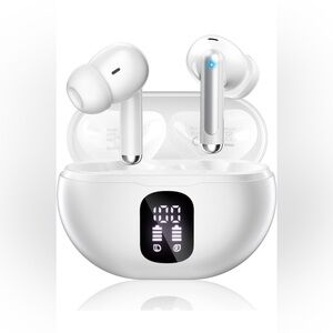 Wireless Bluetooth Earbuds with Charging Case (white)